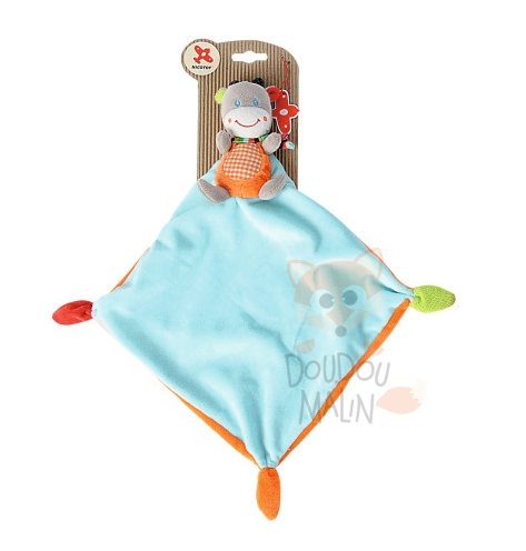  baby comforter cow blue orange grey green red 